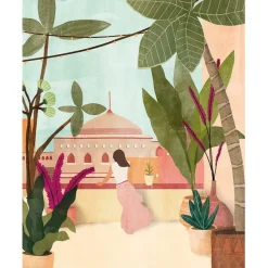 Fabrique de Styles Cadres Déco Et Affiches*Affiche femme balcon 30x40cm