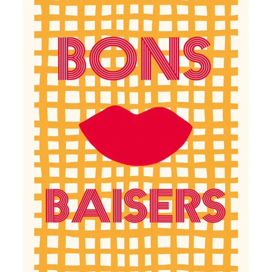 Fabrique de Styles Cadres Déco Et Affiches*Affiche "Bons baisers" 30x40cm