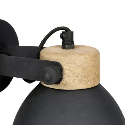 Fabrique de Styles Appliques*Applique en fer et manguier d17cm - lowri