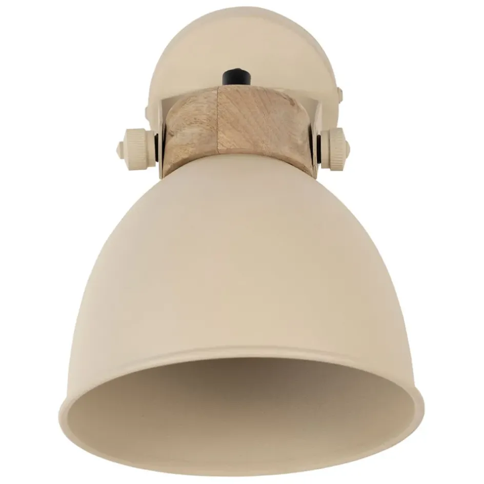 Fabrique de Styles Appliques*Applique en fer et manguier h27cm - Lowri