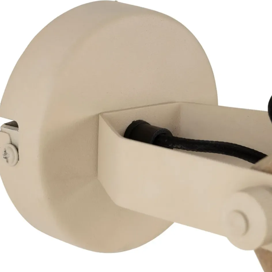 Fabrique de Styles Appliques*Applique en fer et manguier h27cm - Lowri