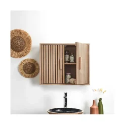 Fabrique de Styles Buffets Et Vitrines*Armoire murale 2 portes en bois 60xh50cm - Kara