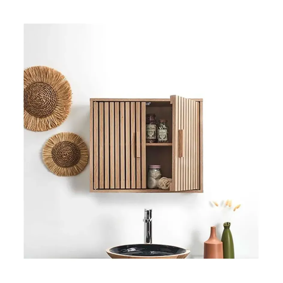 Fabrique de Styles Buffets Et Vitrines*Armoire murale 2 portes en bois 60xh50cm - Kara