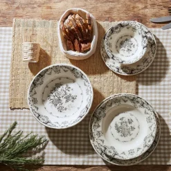 Fabrique de Styles Assiettes*Assiette à dessert en faïence d20cm - clothilde