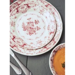 Fabrique de Styles Assiettes*Assiette à dessert en faience d20cm - clothilde