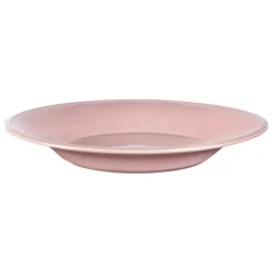 Fabrique de Styles Assiettes*Assiette à pâtes en faïence rose poudré d27cm - constance