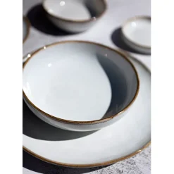 Fabrique de Styles Assiettes*Assiette a dessert en grès nacré d20cm - Nori