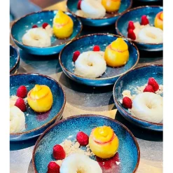 Fabrique de Styles Assiettes*Assiette creuse en grès d19cm - Volga