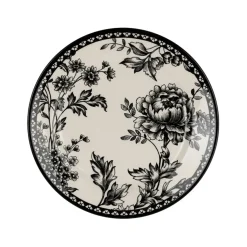 Fabrique de Styles Assiettes*Assiette de dessert en faïence noir d20cm - Lison