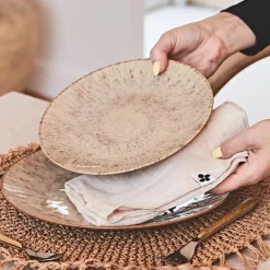 Fabrique de Styles Assiettes*Assiette de dessert en grès d21cm - Akaris