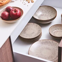 Fabrique de Styles Assiettes*Assiette de dessert en grès d21cm - Akaris