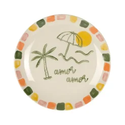 Fabrique de Styles Assiettes*Assiette de dessert en grès d20.5cm - Dolce Vita