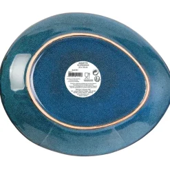 Fabrique de Styles Assiettes*Assiette galet en grès d22cm - au gres du temps