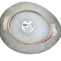 Fabrique de Styles Assiettes*Assiette galet en grès d22cm - au gres du temps