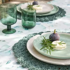 Fabrique de Styles Assiettes*Assiette plate chou en grès d27cm