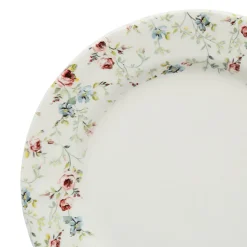 Fabrique de Styles Assiettes*Assiette plate en faïence d26cm - fleurs champs
