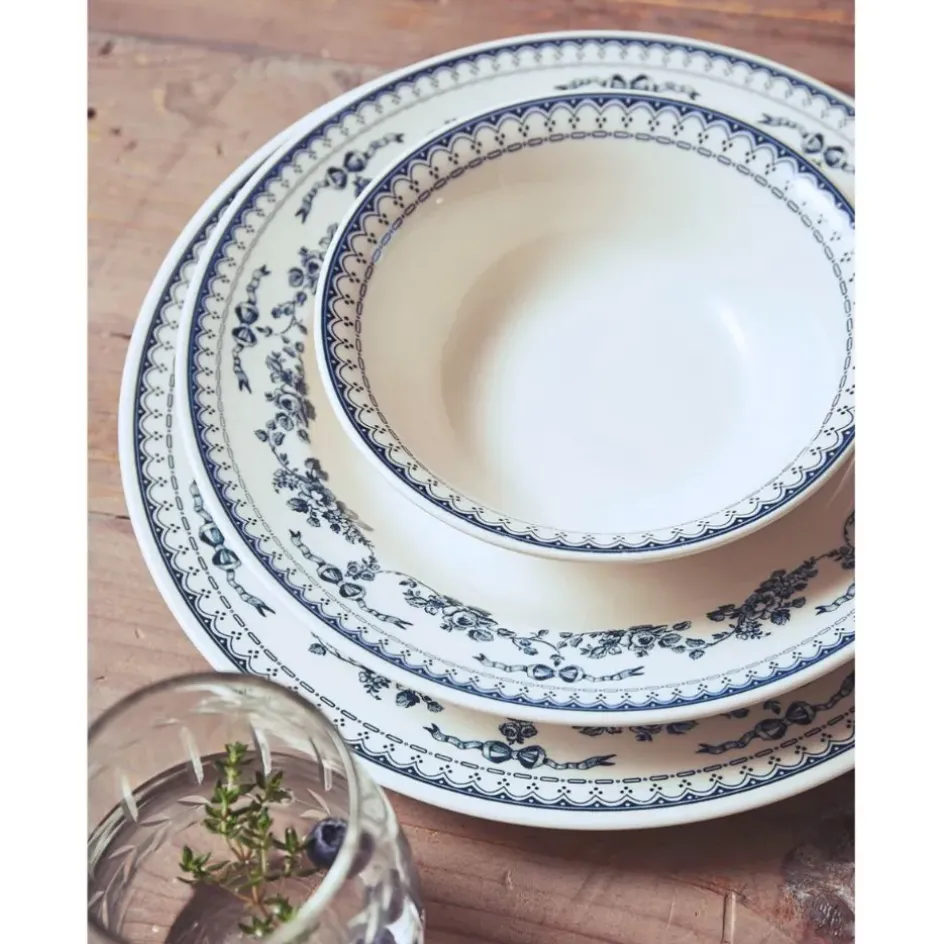 Fabrique de Styles Assiettes*Assiette plate en faience ancien d26cm - faustine