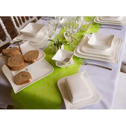 Fabrique de Styles Assiettes*Assiette plate 25.5x25.5cm melody