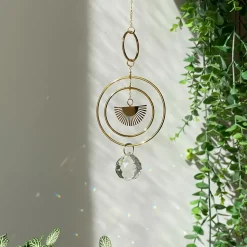 Fabrique de Styles Méditation Et Yoga*Attrape-soleil à suspendre aura h26cm