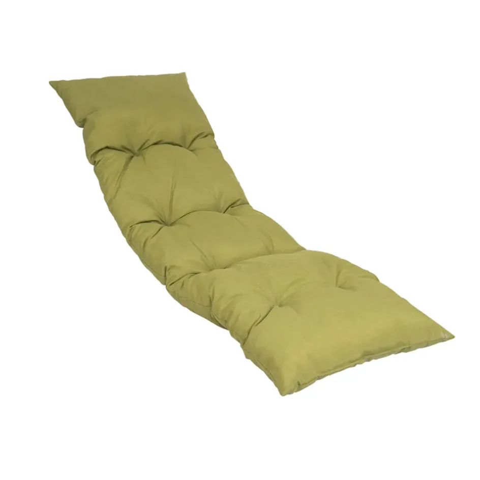Enfant Fabrique de Styles Bains De Soleil, Chiliennes|Jardin*Bain de soleil en coton vert 180x56cm - Colors