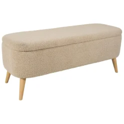 Fabrique de Styles Bancs Et Banquettes*Banc coffre en bouclette - Claudine