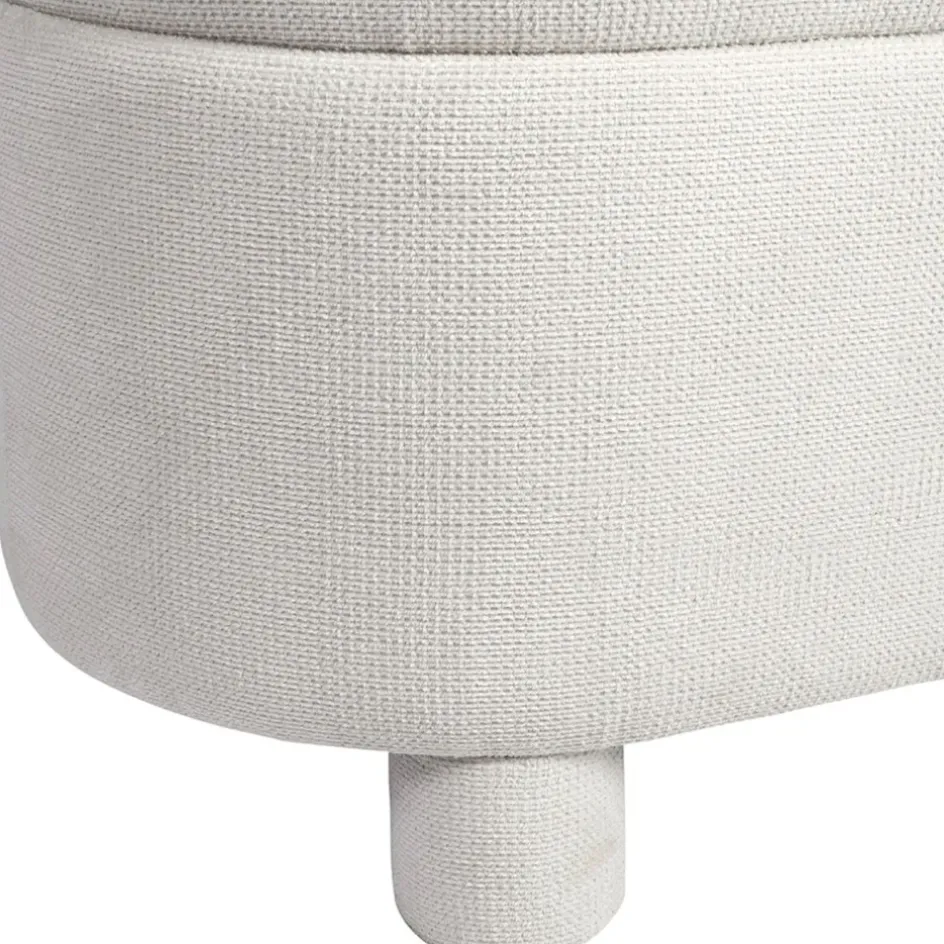 Fabrique de Styles Bancs Et Banquettes*Banc coffre en tissu écru - Tessia