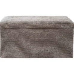 Fabrique de Styles Bancs Et Banquettes*Banc coffre pliable en tissu côtelé - Scarlett