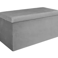 Fabrique de Styles Bancs Et Banquettes*Banc coffre pliable en velours côtelé - Julia