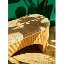 Fabrique de Styles Bancs Et Banquettes*Banc en rotin et bambou - Tamba