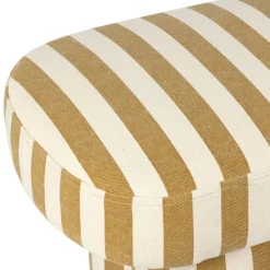 Fabrique de Styles Bancs Et Banquettes*Banc rayé en coton et bois d'hévéa - Belly