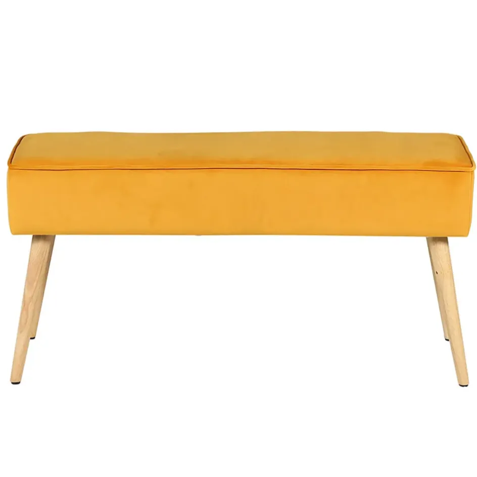 Fabrique de Styles Bancs Et Banquettes*Banc scandinave velours - Popy