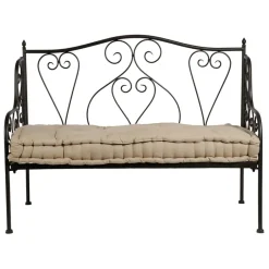 Fabrique de Styles Bancs Et Banquettes*Banquette 2 places en fer forge - Volute