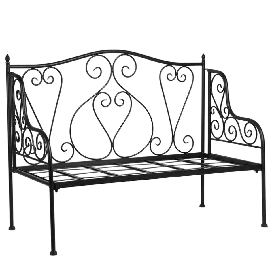 Fabrique de Styles Bancs Et Banquettes*Banquette 2 places en fer forge - Volute