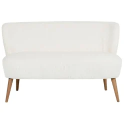 Fabrique de Styles Bancs Et Banquettes*Banquette 2 places en velours côtelé écru - Eleonor