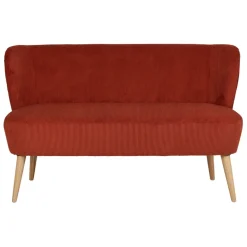 Fabrique de Styles Bancs Et Banquettes*Banquette 2 places en velours côtelé - Eleonor