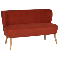 Fabrique de Styles Bancs Et Banquettes*Banquette 2 places en velours côtelé - Eleonor