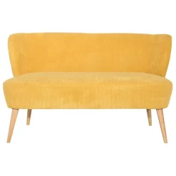 Fabrique de Styles Bancs Et Banquettes*Banquette 2 places en velours côtelé - Eleonor