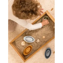 Enfant Fabrique de Styles Jouets*Bateaux de bain à empiler bleu