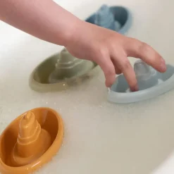 Enfant Fabrique de Styles Jouets*Bateaux de bain à empiler bleu