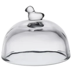 Fabrique de Styles Accessoires De Table*Beurrier rond en verre - Moineau