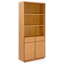 Fabrique de Styles Bibliothèques Et Étagères*Bibliothèque 2 portes en chêne - Hazo
