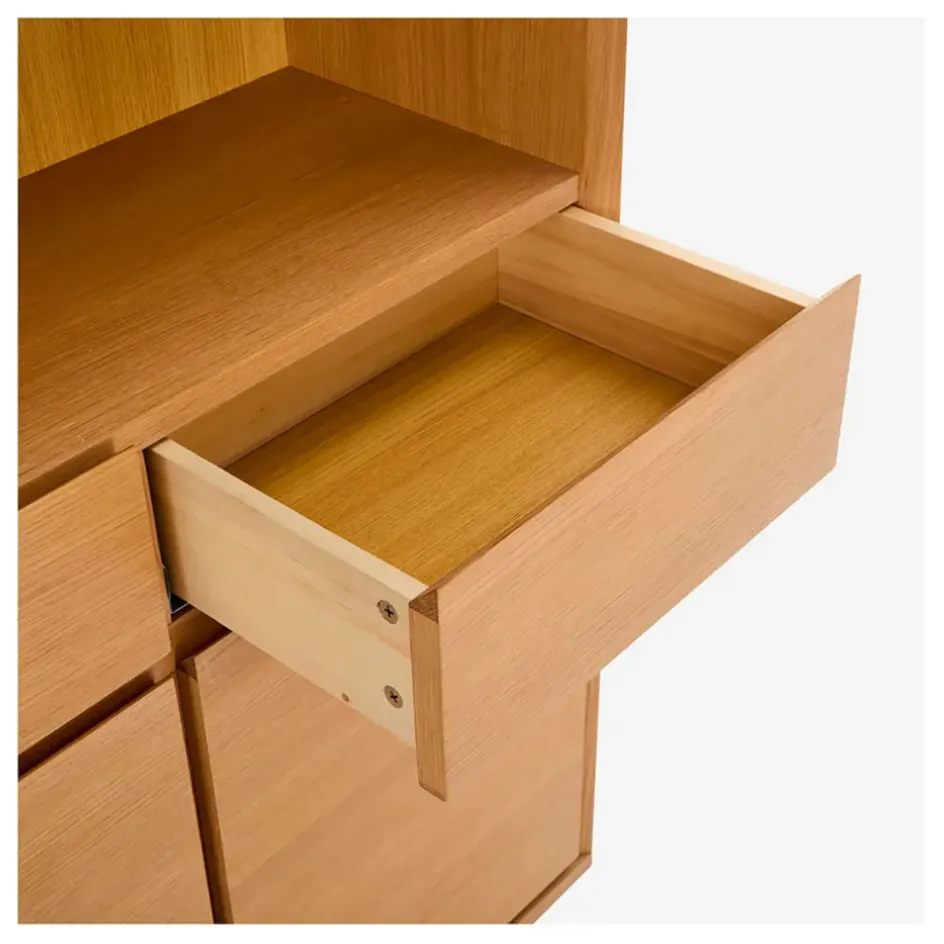 Fabrique de Styles Bibliothèques Et Étagères*Bibliothèque 2 portes en chêne - Hazo