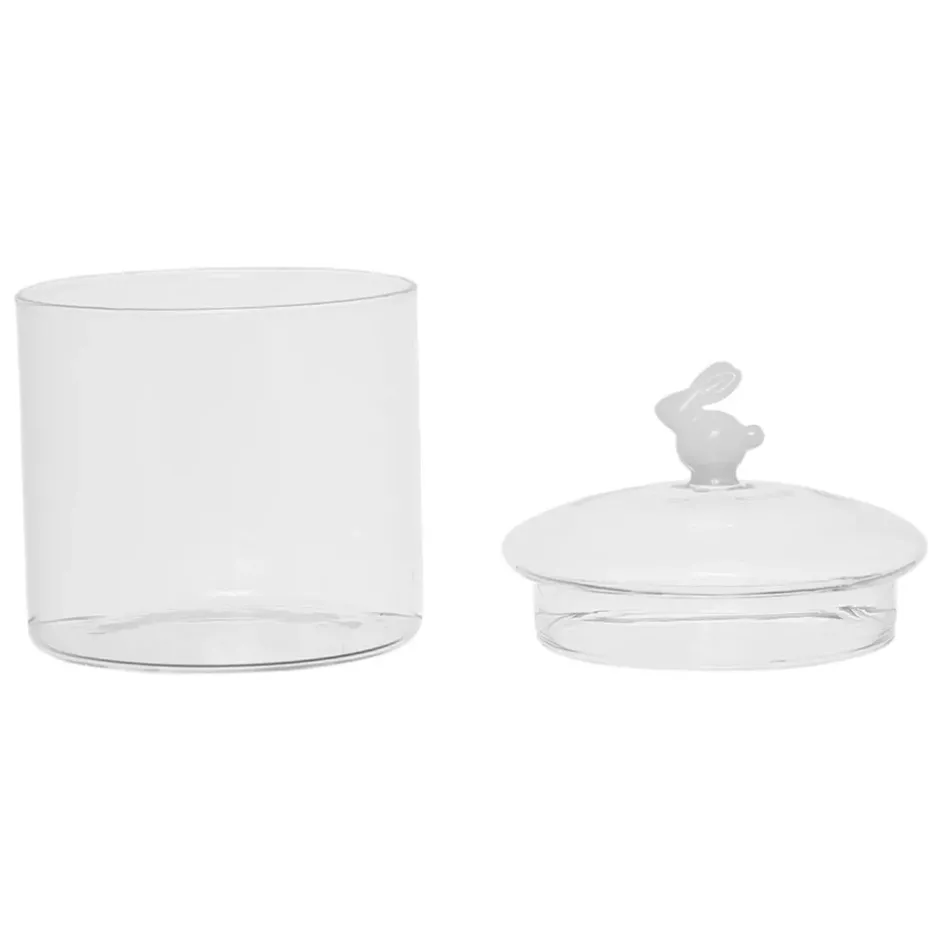 Fabrique de Styles Pots Et Bocaux*Bocal avec couvercle en verre borosilicate 60cl - Lapin