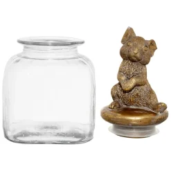Fabrique de Styles Pots Et Bocaux*Bocal en verre avec couvercle lapin - Floreal