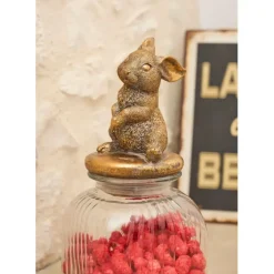 Fabrique de Styles Pots Et Bocaux*Bocal en verre avec couvercle lapin - Floreal