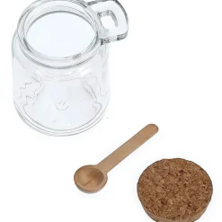 Fabrique de Styles Pots Et Bocaux*Bocal en verre avec couvercle et petite cuillière
