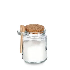 Fabrique de Styles Pots Et Bocaux*Bocal en verre avec couvercle et petite cuillière