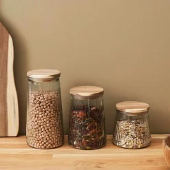 Fabrique de Styles Petits Rangements*Bocal en verre 130cl - Top-Acacia