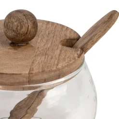 Fabrique de Styles Pots Et Bocaux*Bocal en verre et manguier - Duo