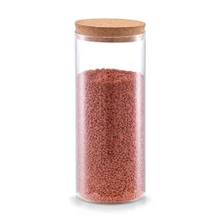 Fabrique de Styles Pots Et Bocaux*Bocal verre avec couvercle en liege 1.4l